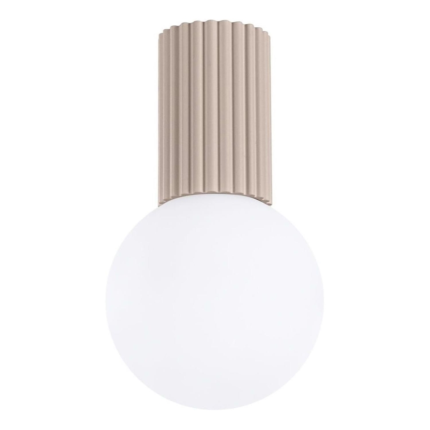 Plafonnier de salle de bain HALO 1xG9/8W/230V d. 12 cm IP44 beige