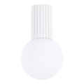 Plafonnier de salle de bain HALO 1xG9/8W/230V d. 12 cm IP44 blanc
