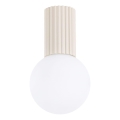 Plafonnier de salle de bain HALO 1xG9/8W/230V d. 12 cm IP44 crème