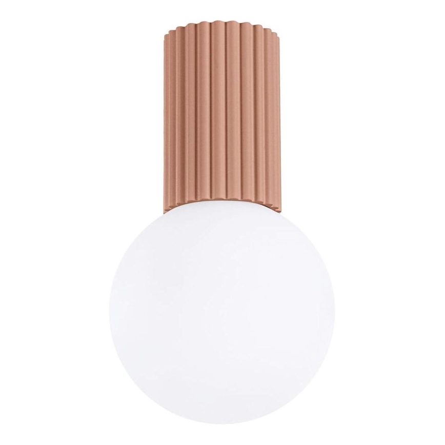 Plafonnier de salle de bain HALO 1xG9/8W/230V d. 12 cm IP44 marron