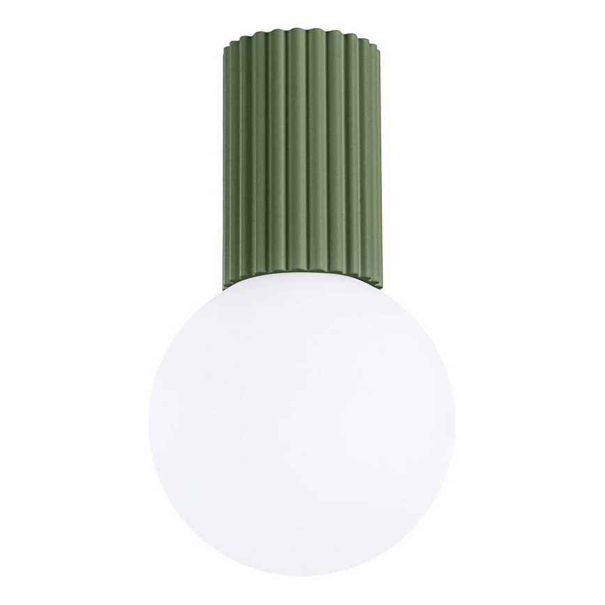 Plafonnier de salle de bain HALO 1xG9/8W/230V d. 12 cm IP44 vert