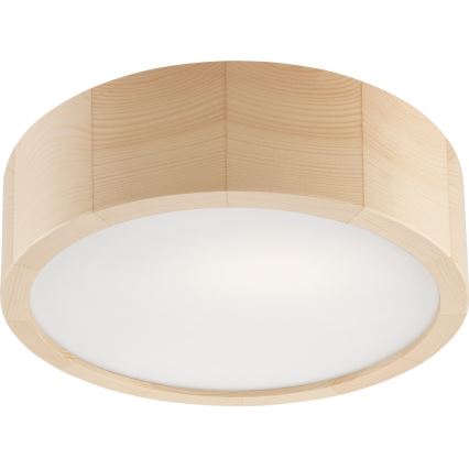 Plafonnier de salle de bain NATURAL 2xE27/15W/230V IP54 pin ø 27 cm