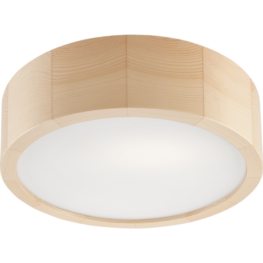 Plafonnier de salle de bain NATURAL 2xE27/15W/230V IP54 pin ø 27 cm