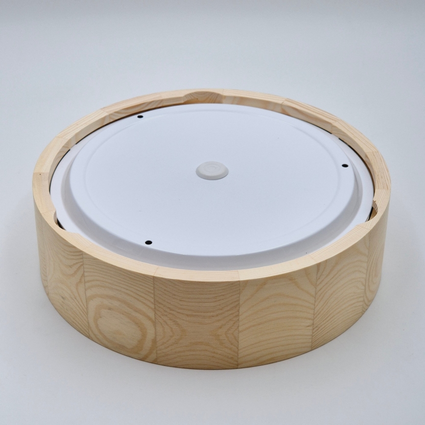 Plafonnier de salle de bain NATURAL 2xE27/15W/230V IP54 pin ø 27 cm