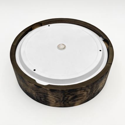 Plafonnier de salle de bain OAK SMOKY 2xE27/15W/230V IP54 ø 27,5 cm chêne/marron