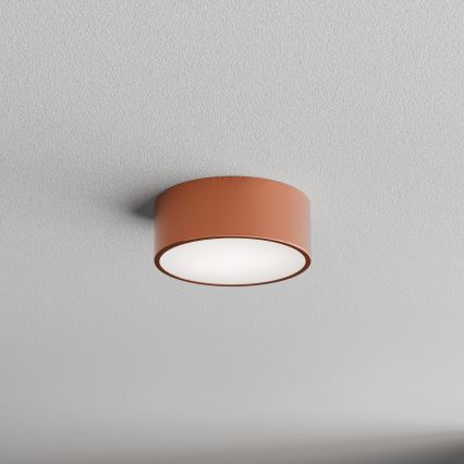 Plafonnier de salle de bains avec détecteur CLEO 1xE27/24W/230V Ø 20 cm IP54 cuivré