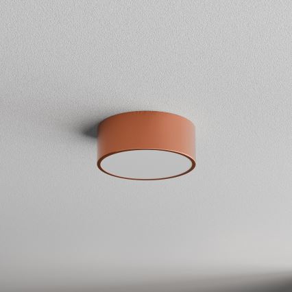Plafonnier de salle de bains avec détecteur CLEO 1xE27/24W/230V Ø 20 cm IP54 cuivré