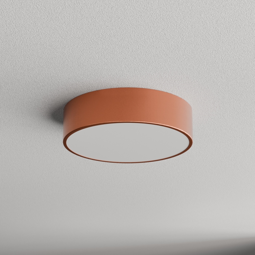 Plafonnier de salle de bains CLEO avec capteur 2xE27/24W/230V Ø 30 cm cuivré IP54