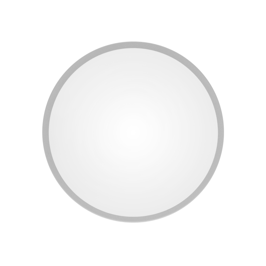 Plafonnier de salle de bains avec détecteur CLEO 2xE27/24W/230V Ø 30 cm gris IP54
