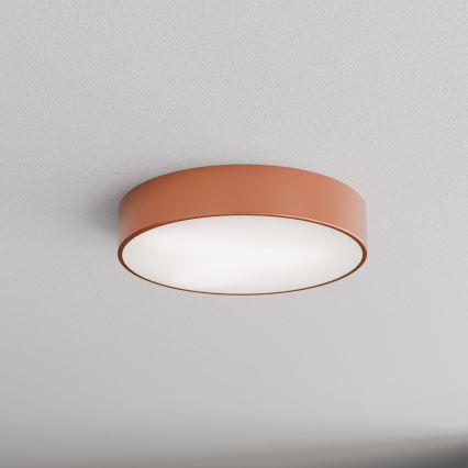 Plafonnier de salle de bains avec détecteur CLEO 3xE27/24W/230V Ø 40 cm cuivré IP54