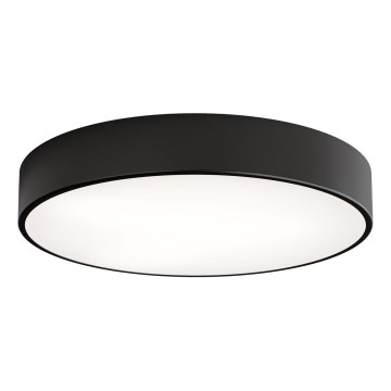 Plafonnier de salle de bains avec détecteur CLEO, 4x E27/24W/230V, Ø 50 cm, IP54, noir