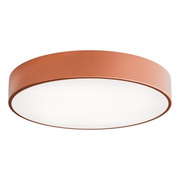 Plafonnier de salle de bains avec détecteur CLEO 4xE27/24W/230V Ø 50 cm IP54 cuivré