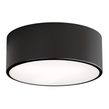 Plafonnier de salle de bains CLEO avec détecteur 1xE27/24W/230V Ø 20 cm IP54 noir