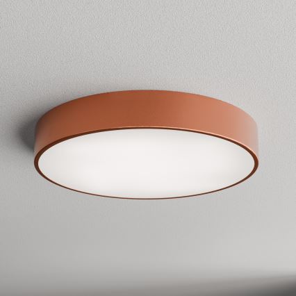 Plafonnier de salle de bains avec détecteur CLEO 4xE27/24W/230V Ø 50 cm IP54 cuivré