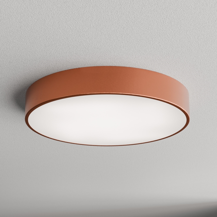 Plafonnier de salle de bains avec détecteur CLEO 4xE27/24W/230V Ø 50 cm IP54 cuivré