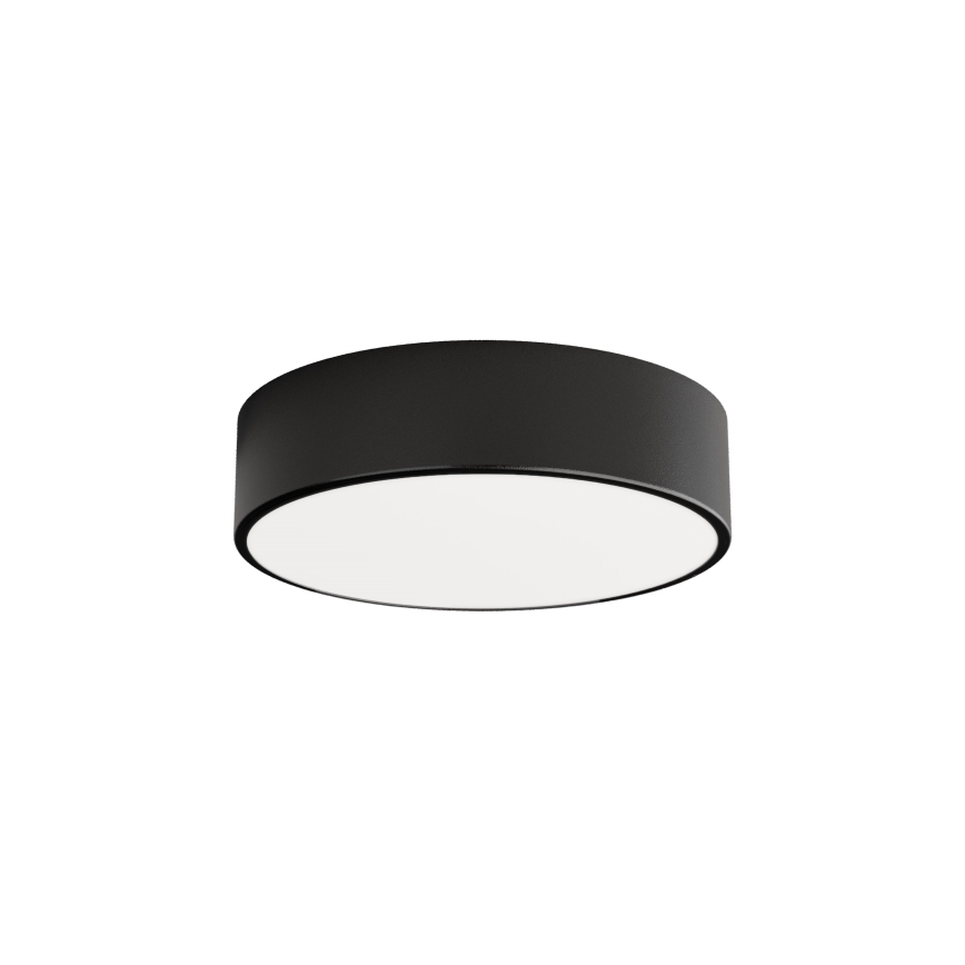 Plafonnier de salle de bains CLEO avec détecteur de mouvement 2xE27/24W/230V Ø 30 cm noir IP54