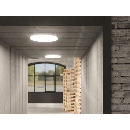 Plafonnier LED dimmable pour salle de bains LED/15W/230V 3000/4000/5000K Ø 30 cm IP54