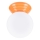 Plafonnier de salle de bains ZORI 1xG9/8W/230V Ø 12 cm IP44 orange