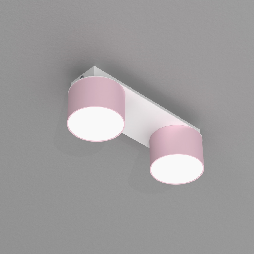 Plafonnier DIXIE 2xGX53/11W/230V rose