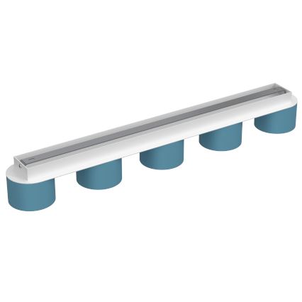 Plafonnier DIXIE 5xGX53/11W/230V bleu