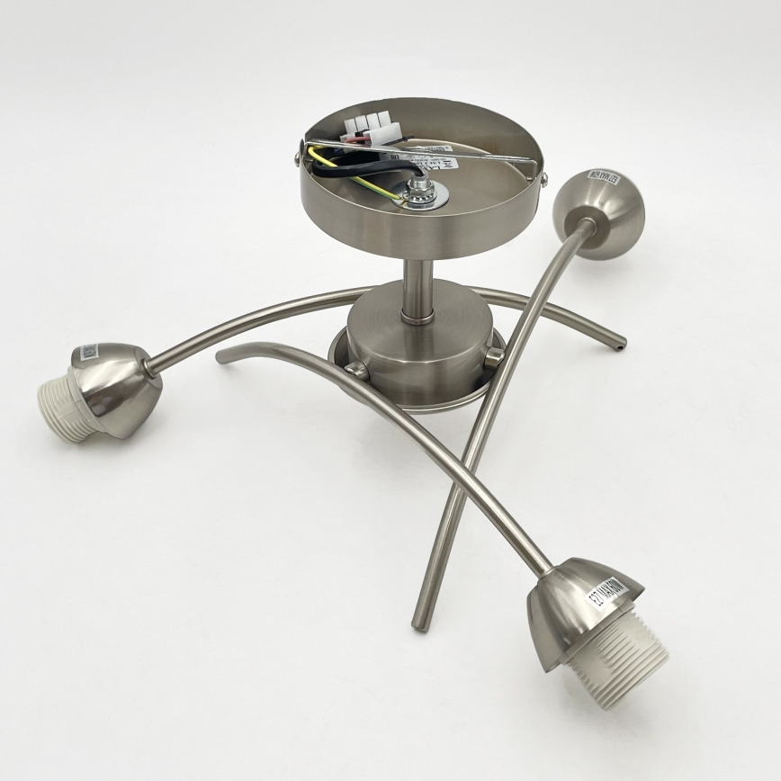 Plafonnier DONNA 3xE27/60W/230V nickel