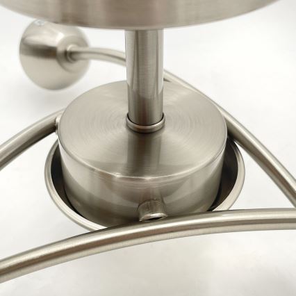 Plafonnier DONNA 3xE27/60W/230V nickel