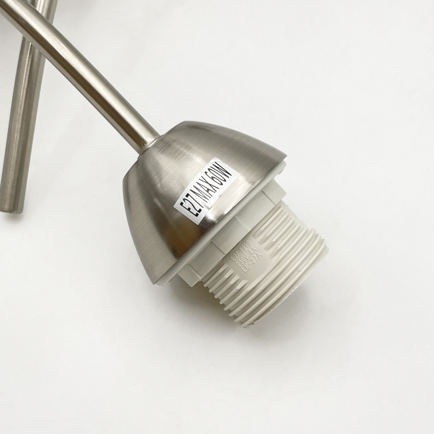 Plafonnier DONNA 3xE27/60W/230V nickel