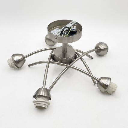 Plafonnier DONNA 5xE27/60W/230V nickel