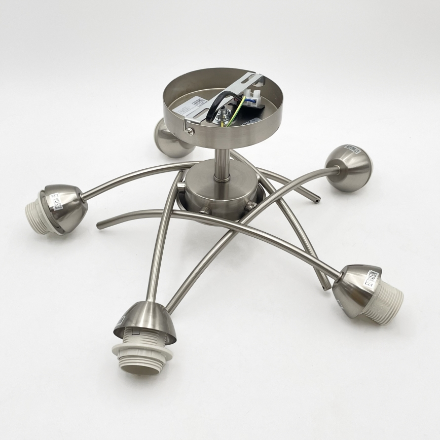 Plafonnier DONNA 5xE27/60W/230V nickel