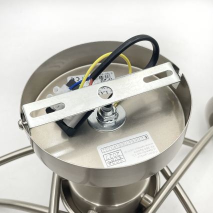 Plafonnier DONNA 5xE27/60W/230V nickel