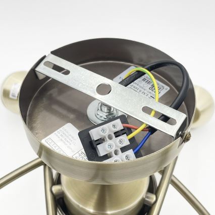 Plafonnier DONNA 5xE27/60W/230V patine