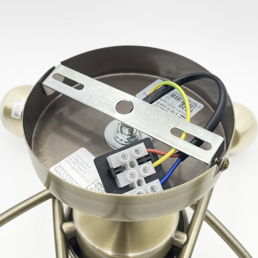 Plafonnier DONNA 5xE27/60W/230V patine