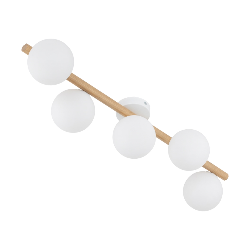 Plafonnier ELYON 5xG9/40W/230V blanc/pin