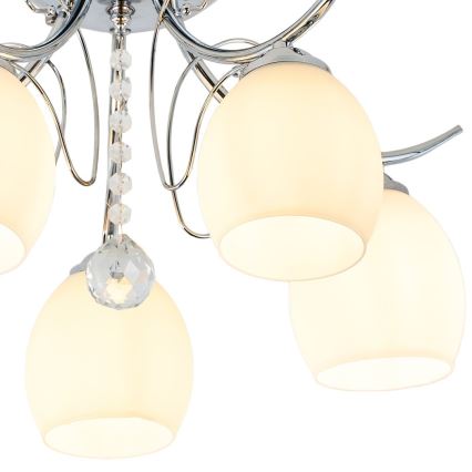 Plafonnier en applique ELLA 5xE27/15W/230V chrome brillant