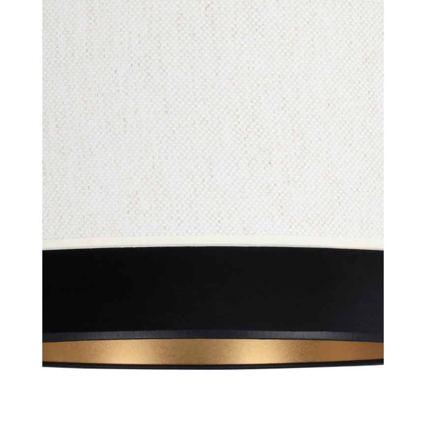 Plafonnier en applique NATIA 1xE27/60W/230V blanc/noir