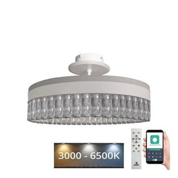 Plafonnier en cristal à intensité variable LED/75W/230V 3000-6500K blanc + télécommande