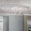 Plafonnier en cristal CRYSTALRIVER 21xG9/40W/230V chrome brillant