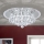 Plafonnier en cristal GLORIA 4xG9/40W/230V d. 38 cm transparent/chrome brillant