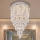 Plafonnier en cristal LED MAJURO LED/30W/230V Ø 40 cm chrome brillant + télécommande
