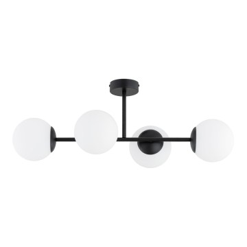 Plafonnier en saillie GLORENA 4xE14/10W/230V noir