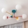 Plafonnier en saillie MOON 6xE27/15W/230V turquoise/jaune/rouge