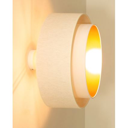 Plafonnier en saillie NATIA 1xE27/60W/230V Ø 45 cm blanc