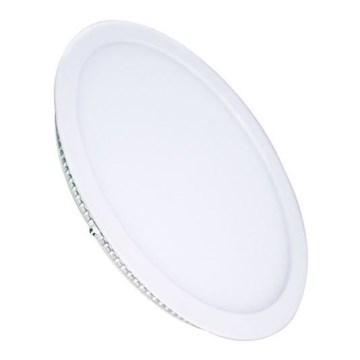 Plafonnier encastré LED/24W/230V 3000/4000/6000K Ø 30 cm blanc