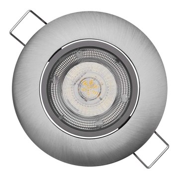 Plafonnier encastré LED EXCLUSIVE LED/5W/230V 4000 K argenté