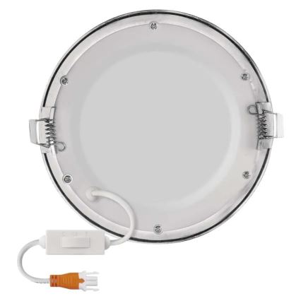 Plafonnier encastré LED NEXXO LED/12,5W/230V 3000/3500/4000K argenté Ø 17 cm