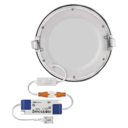 Plafonnier encastré LED NEXXO LED/12,5W/230V 3000/3500/4000K argenté Ø 17 cm