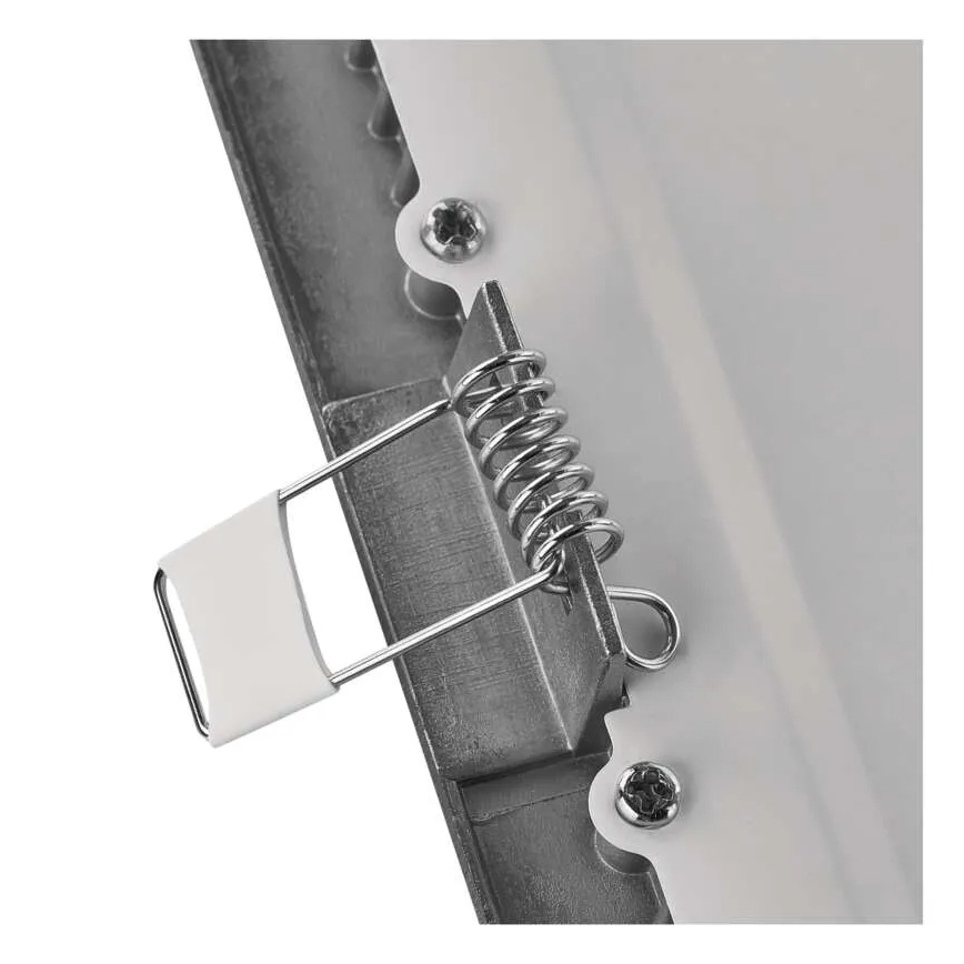 Plafonnier encastré LED NEXXO LED/18W/230V 3000/3500/4000K argenté 22,5x22,5 cm