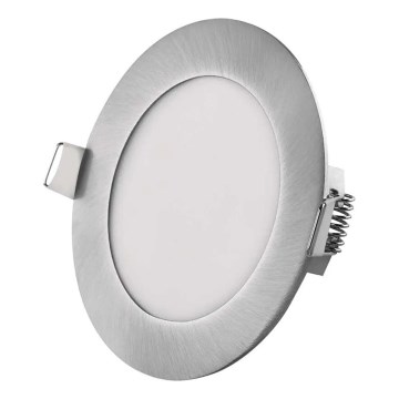 Plafonnier encastré NEXXO LED/7W/230V 3000/3500/4000K argenté Ø 12 cm