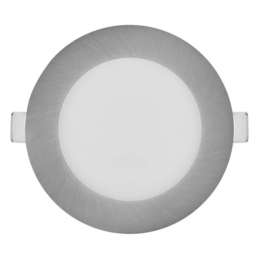 Plafonnier encastré NEXXO LED/7W/230V 3000/3500/4000K argenté Ø 12 cm