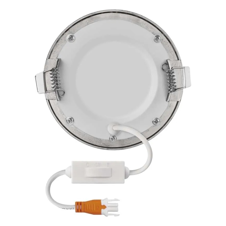 Plafonnier encastré NEXXO LED/7W/230V 3000/3500/4000K argenté Ø 12 cm